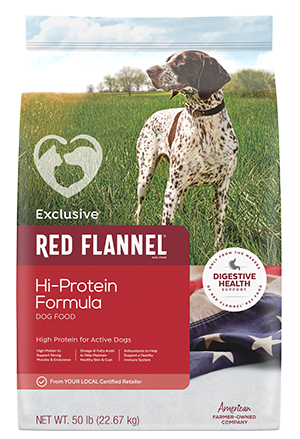 purina red flannel dog food