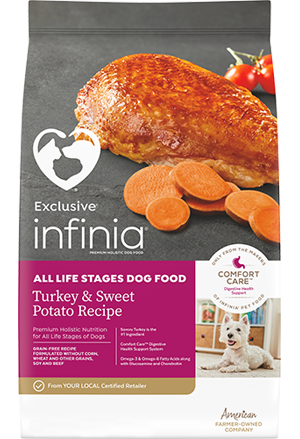 infinia turkey and sweet potato