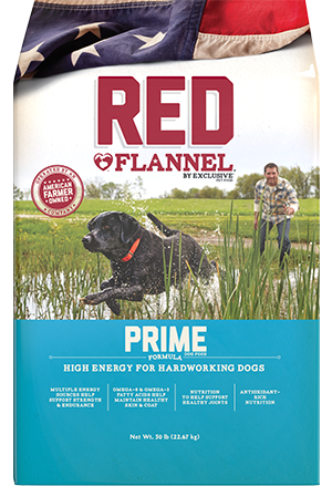 red flannel prime dog food