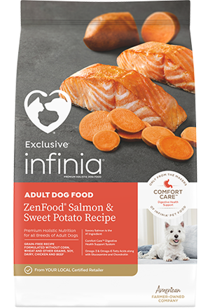 infinia dog food near me