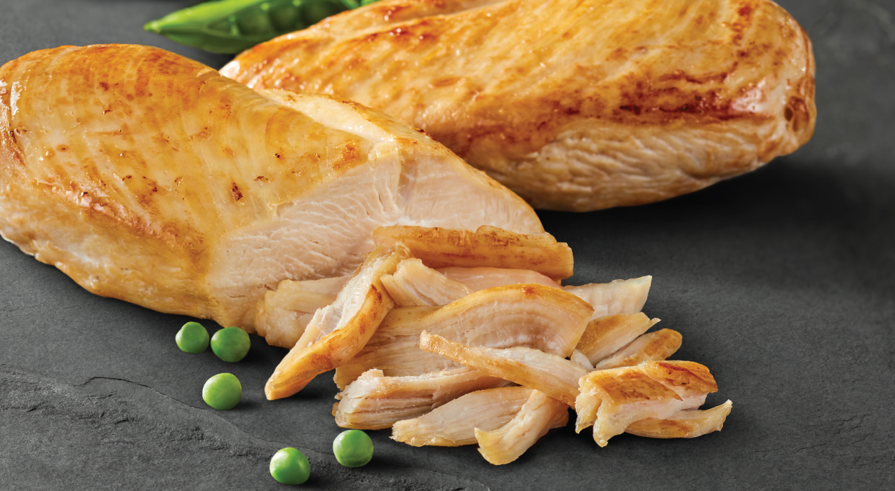 Image of chicken and peas